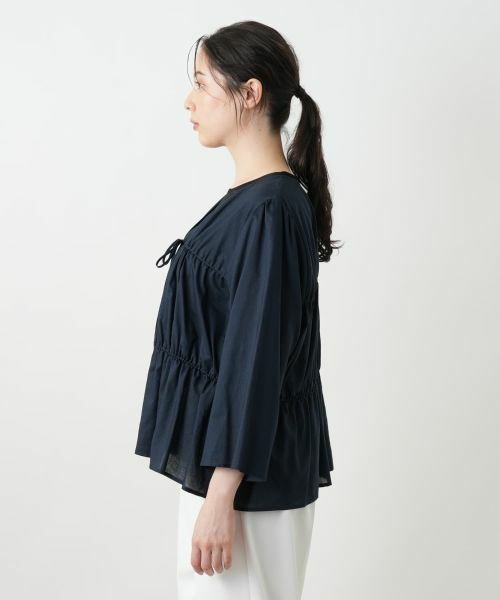 Leilian PLUS HOUSE / レリアンプラスハウス シャツ・ブラウス | Vネックブラウス【BOURGE】 | 詳細8