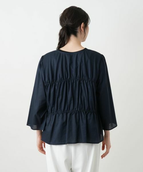 Leilian PLUS HOUSE / レリアンプラスハウス シャツ・ブラウス | Vネックブラウス【BOURGE】 | 詳細9