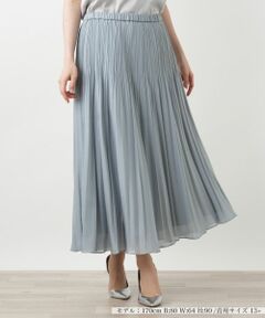 Leilian PLUS HOUSE / レリアンプラスハウス ロング・マキシ丈スカート | ロングプリーツスカート【BOURGE】