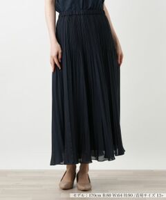 Leilian PLUS HOUSE / レリアンプラスハウス ロング・マキシ丈スカート | ロングプリーツスカート【BOURGE】