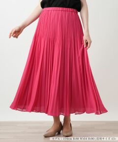 Leilian PLUS HOUSE / レリアンプラスハウス ロング・マキシ丈スカート | ロングプリーツスカート【BOURGE】