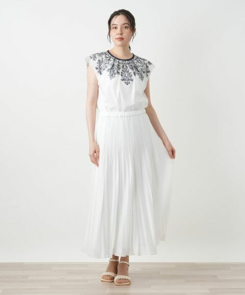 Leilian PLUS HOUSE / レリアンプラスハウス ロング・マキシ丈スカート | ロングプリーツスカート【BOURGE】 | 詳細1