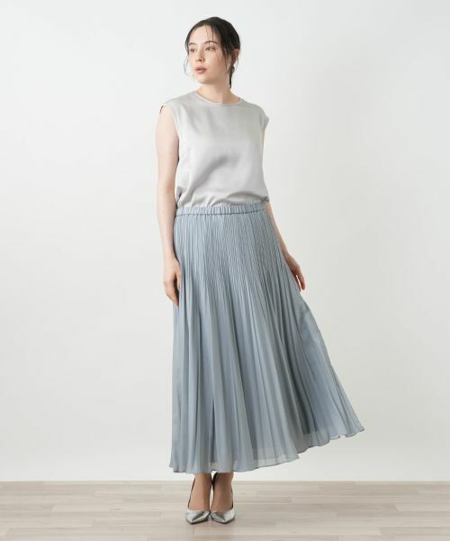 Leilian PLUS HOUSE / レリアンプラスハウス ロング・マキシ丈スカート | ロングプリーツスカート【BOURGE】 | 詳細10