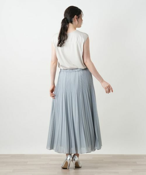 Leilian PLUS HOUSE / レリアンプラスハウス ロング・マキシ丈スカート | ロングプリーツスカート【BOURGE】 | 詳細12