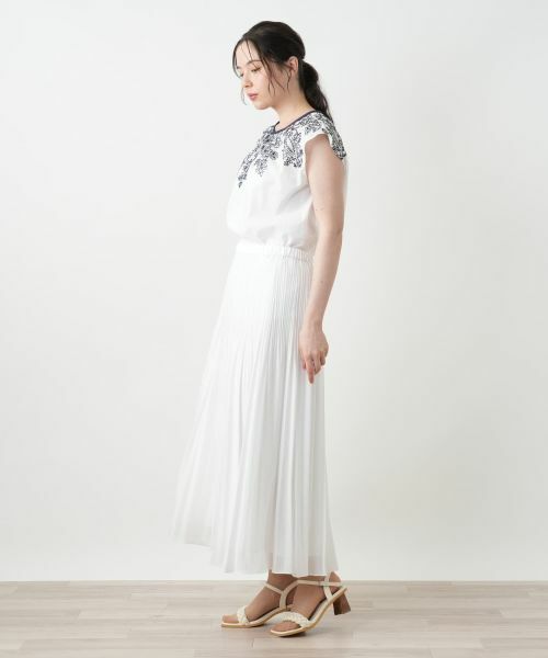 Leilian PLUS HOUSE / レリアンプラスハウス ロング・マキシ丈スカート | ロングプリーツスカート【BOURGE】 | 詳細2