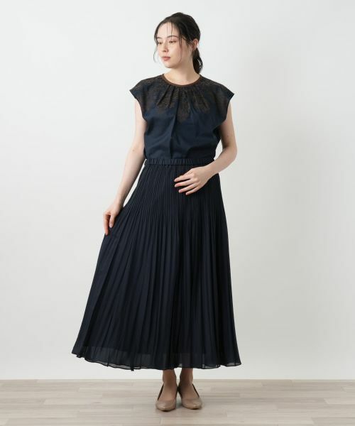 Leilian PLUS HOUSE / レリアンプラスハウス ロング・マキシ丈スカート | ロングプリーツスカート【BOURGE】 | 詳細4