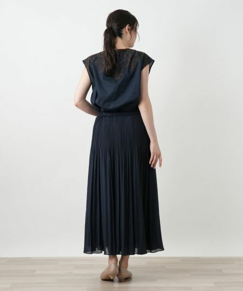 Leilian PLUS HOUSE / レリアンプラスハウス ロング・マキシ丈スカート | ロングプリーツスカート【BOURGE】 | 詳細6