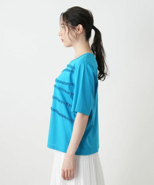 Leilian PLUS HOUSE / レリアンプラスハウス カットソー | リボンボーダーカットソー【BOURGE】 | 詳細11