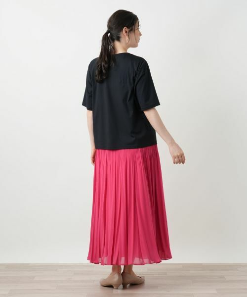 Leilian PLUS HOUSE / レリアンプラスハウス カットソー | リボンボーダーカットソー【BOURGE】 | 詳細3