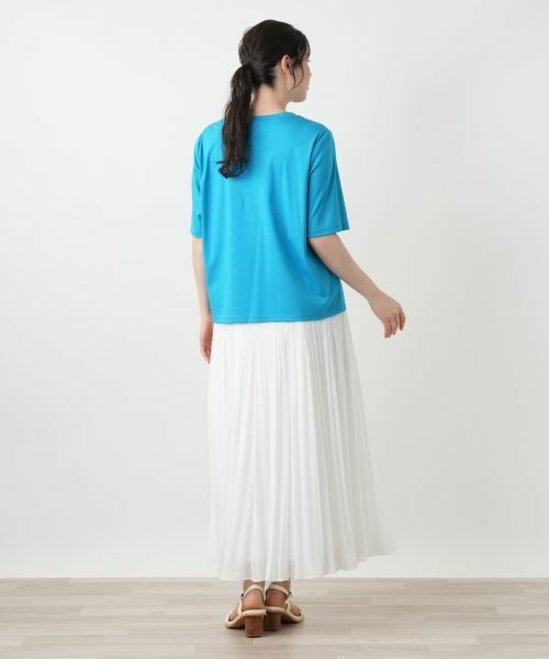 Leilian PLUS HOUSE / レリアンプラスハウス カットソー | リボンボーダーカットソー【BOURGE】 | 詳細9