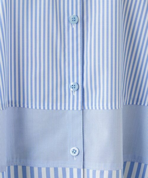 Leilian PLUS HOUSE / レリアンプラスハウス シャツ・ブラウス | ストライプ切替ブラウス【MUSE BY ROCHAS Premiere】 | 詳細11