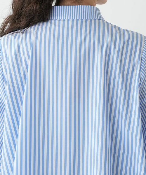 Leilian PLUS HOUSE / レリアンプラスハウス シャツ・ブラウス | ストライプ切替ブラウス【MUSE BY ROCHAS Premiere】 | 詳細8
