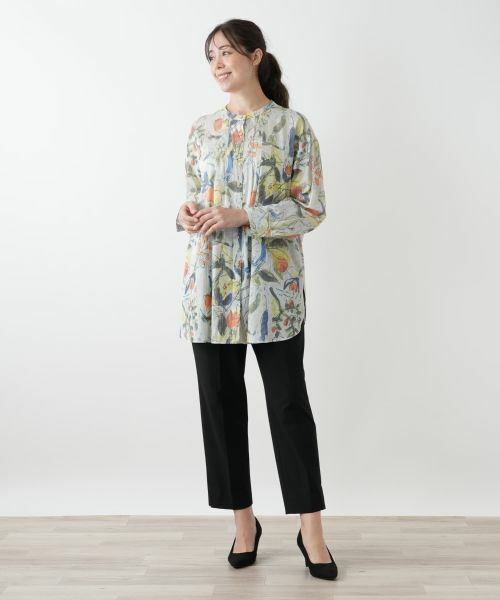 Leilian PLUS HOUSE / レリアンプラスハウス シャツ・ブラウス | プリントブラウス【MUSE BY ROCHAS Premiere】 | 詳細1