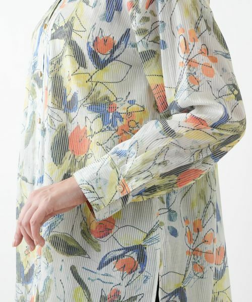 Leilian PLUS HOUSE / レリアンプラスハウス シャツ・ブラウス | プリントブラウス【MUSE BY ROCHAS Premiere】 | 詳細10