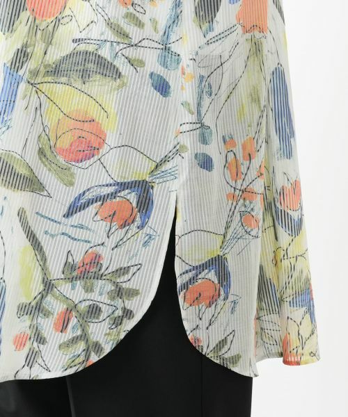 Leilian PLUS HOUSE / レリアンプラスハウス シャツ・ブラウス | プリントブラウス【MUSE BY ROCHAS Premiere】 | 詳細11