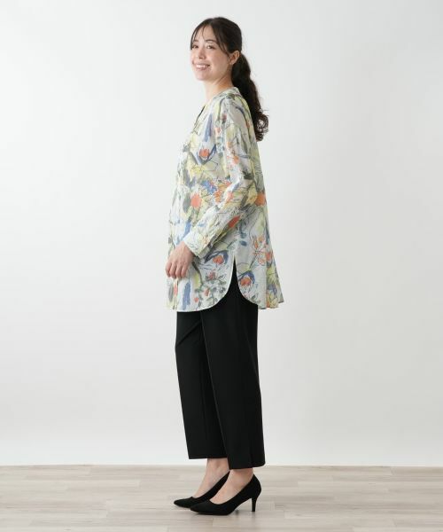 Leilian PLUS HOUSE / レリアンプラスハウス シャツ・ブラウス | プリントブラウス【MUSE BY ROCHAS Premiere】 | 詳細2