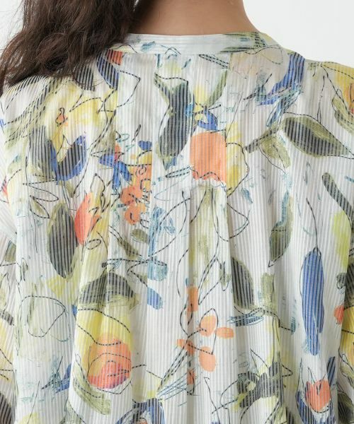Leilian PLUS HOUSE / レリアンプラスハウス シャツ・ブラウス | プリントブラウス【MUSE BY ROCHAS Premiere】 | 詳細8