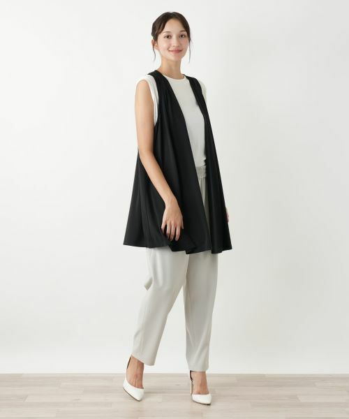 Leilian PLUS HOUSE / レリアンプラスハウス テーラードジャケット | ロングベスト【MUSE BY ROCHAS Premiere】 | 詳細1