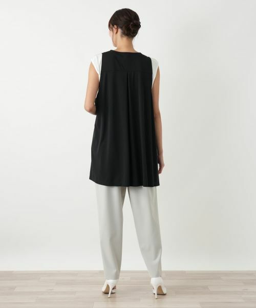 Leilian PLUS HOUSE / レリアンプラスハウス テーラードジャケット | ロングベスト【MUSE BY ROCHAS Premiere】 | 詳細3