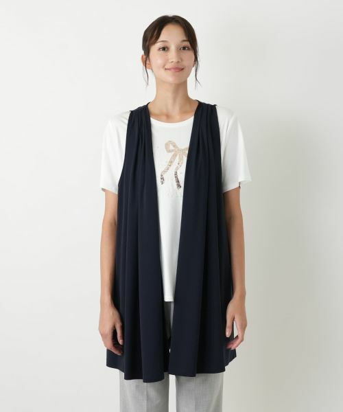 Leilian PLUS HOUSE / レリアンプラスハウス テーラードジャケット | ロングベスト【MUSE BY ROCHAS Premiere】 | 詳細7