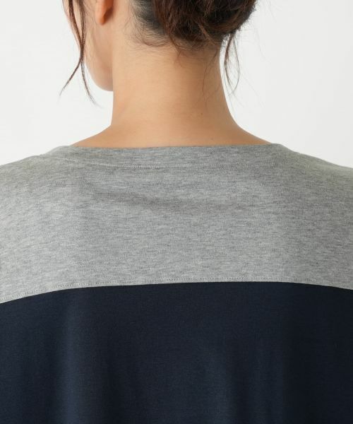 Leilian PLUS HOUSE / レリアンプラスハウス カットソー | ストライプ切替カットソー【MUSE BY ROCHAS Premiere】 | 詳細12