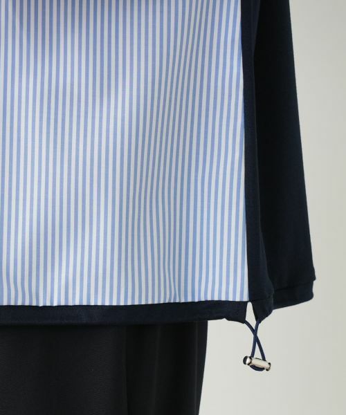 Leilian PLUS HOUSE / レリアンプラスハウス カットソー | ストライプ切替カットソー【MUSE BY ROCHAS Premiere】 | 詳細14