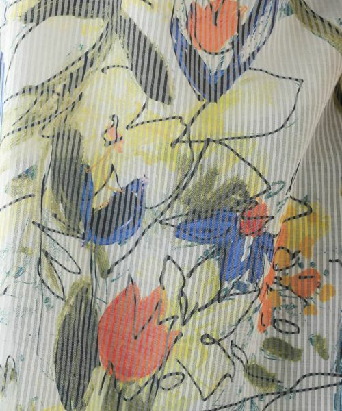 Leilian PLUS HOUSE / レリアンプラスハウス カットソー | プリント切替カットソー【MUSE BY ROCHAS Premiere】 | 詳細11