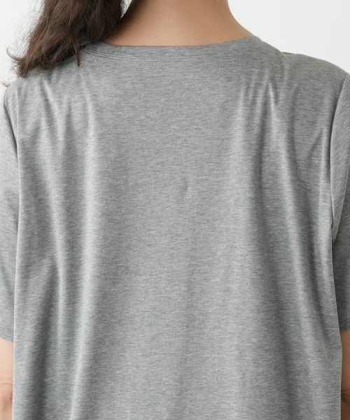 Leilian PLUS HOUSE / レリアンプラスハウス カットソー | プリント切替カットソー【MUSE BY ROCHAS Premiere】 | 詳細8