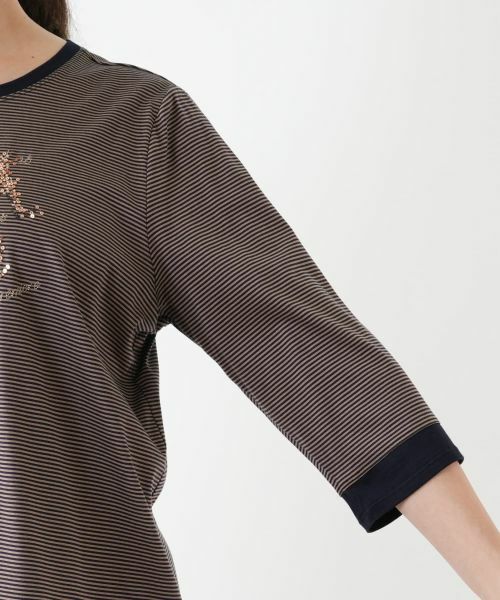 Leilian PLUS HOUSE / レリアンプラスハウス カットソー | ボーダーカットソー【MUSE BY ROCHAS Premiere】 | 詳細12