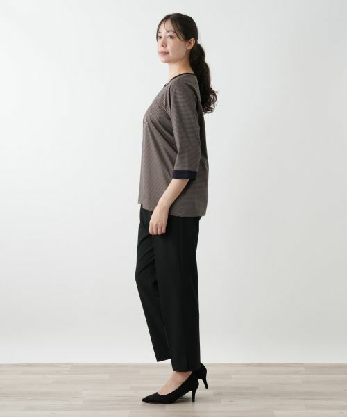 Leilian PLUS HOUSE / レリアンプラスハウス カットソー | ボーダーカットソー【MUSE BY ROCHAS Premiere】 | 詳細5