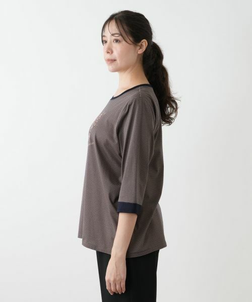 Leilian PLUS HOUSE / レリアンプラスハウス カットソー | ボーダーカットソー【MUSE BY ROCHAS Premiere】 | 詳細8