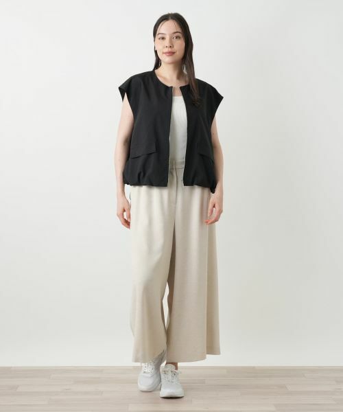 Leilian PLUS HOUSE / レリアンプラスハウス テーラードジャケット | ジップアップベスト【プラス企画】 | 詳細1