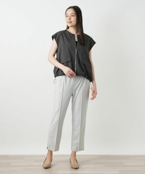 Leilian PLUS HOUSE / レリアンプラスハウス テーラードジャケット | ジップアップベスト【プラス企画】 | 詳細4