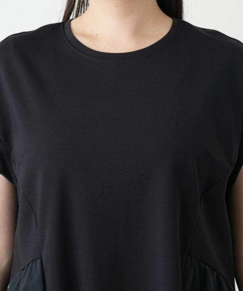 Leilian PLUS HOUSE / レリアンプラスハウス カットソー | ティアード切替チュニック【プラス企画】 | 詳細10