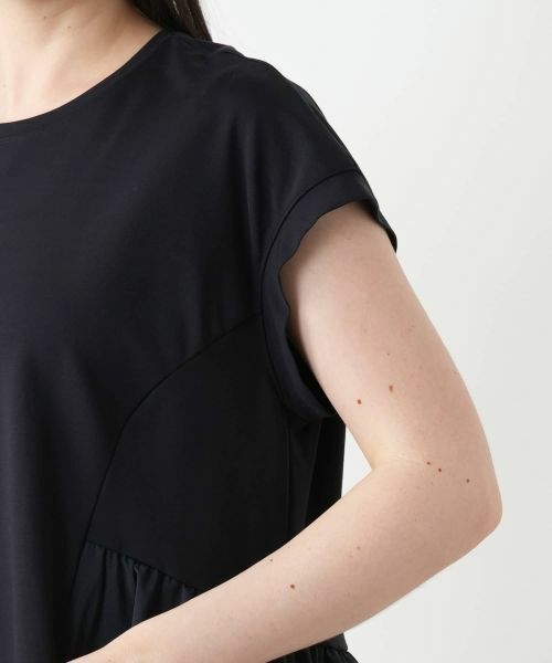 Leilian PLUS HOUSE / レリアンプラスハウス カットソー | ティアード切替チュニック【プラス企画】 | 詳細12