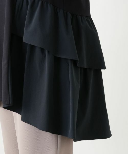 Leilian PLUS HOUSE / レリアンプラスハウス カットソー | ティアード切替チュニック【プラス企画】 | 詳細13