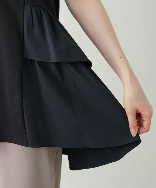 Leilian PLUS HOUSE / レリアンプラスハウス カットソー | ティアード切替チュニック【プラス企画】 | 詳細14