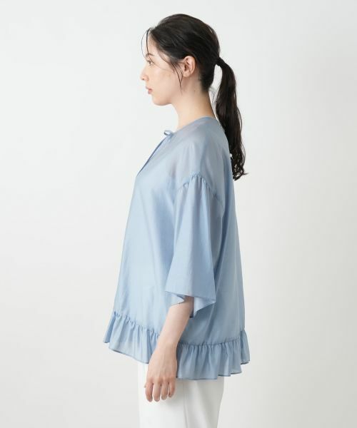 Leilian PLUS HOUSE / レリアンプラスハウス シャツ・ブラウス | ペプラムブラウス【BOURGE】 | 詳細11