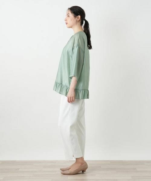 Leilian PLUS HOUSE / レリアンプラスハウス シャツ・ブラウス | ペプラムブラウス【BOURGE】 | 詳細5