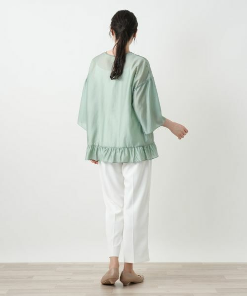Leilian PLUS HOUSE / レリアンプラスハウス シャツ・ブラウス | ペプラムブラウス【BOURGE】 | 詳細6