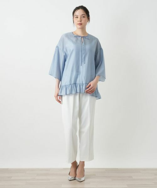 Leilian PLUS HOUSE / レリアンプラスハウス シャツ・ブラウス | ペプラムブラウス【BOURGE】 | 詳細7