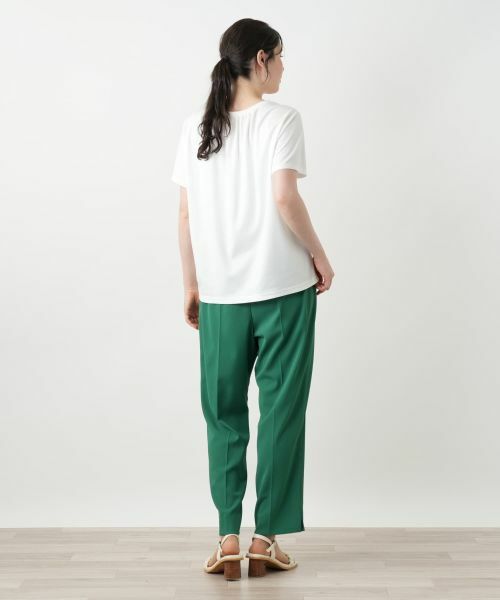 Leilian PLUS HOUSE / レリアンプラスハウス その他パンツ | テーパードカラーパンツ【BOURGE】 | 詳細12