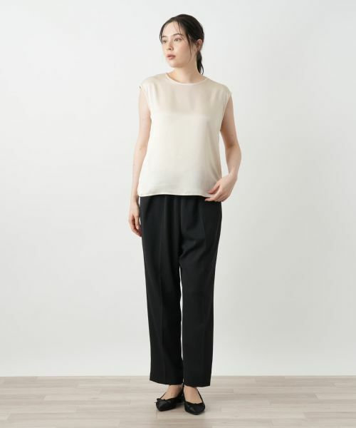 Leilian PLUS HOUSE / レリアンプラスハウス その他パンツ | テーパードカラーパンツ【BOURGE】 | 詳細4