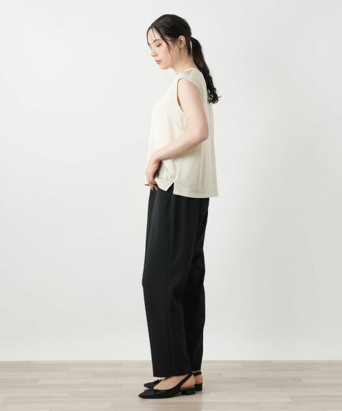 Leilian PLUS HOUSE / レリアンプラスハウス その他パンツ | テーパードカラーパンツ【BOURGE】 | 詳細5