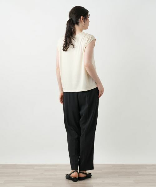 Leilian PLUS HOUSE / レリアンプラスハウス その他パンツ | テーパードカラーパンツ【BOURGE】 | 詳細6