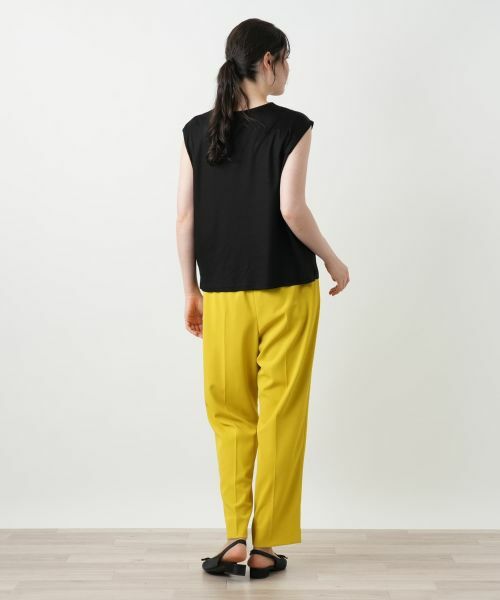 Leilian PLUS HOUSE / レリアンプラスハウス その他パンツ | テーパードカラーパンツ【BOURGE】 | 詳細9