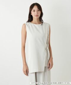 Leilian PLUS HOUSE / レリアンプラスハウス テーラードジャケット | アシンメトリーベスト【BOURGE】