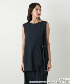 Leilian PLUS HOUSE / レリアンプラスハウス テーラードジャケット | アシンメトリーベスト【BOURGE】