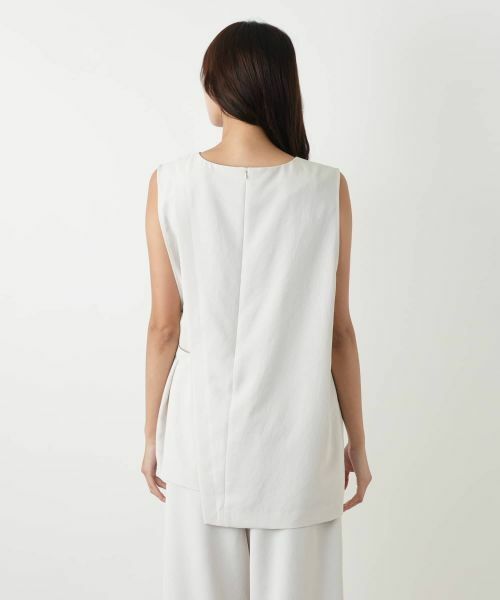 Leilian PLUS HOUSE / レリアンプラスハウス テーラードジャケット | アシンメトリーベスト【BOURGE】 | 詳細12