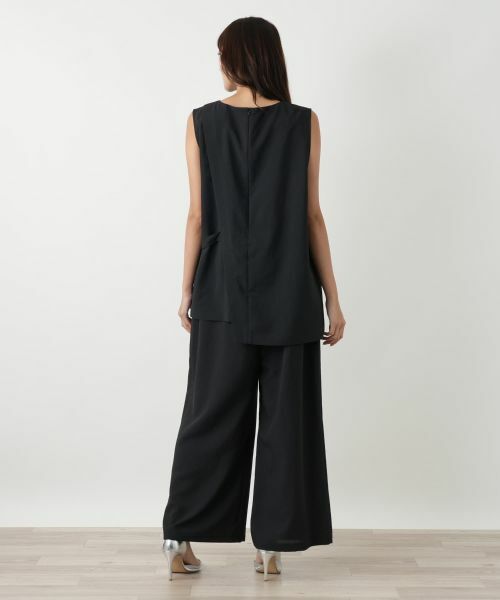 Leilian PLUS HOUSE / レリアンプラスハウス テーラードジャケット | アシンメトリーベスト【BOURGE】 | 詳細3